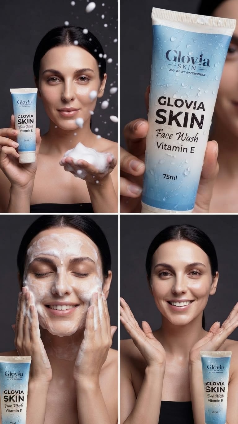 Glovia Skin Face Wash – Vitamin E (75ml)